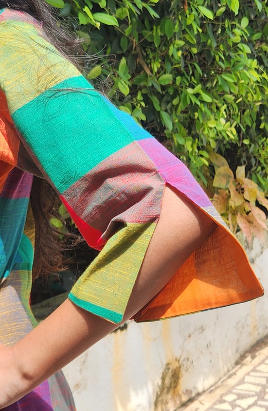 Srivalli's Everyday Flare Dress  - Green Hues