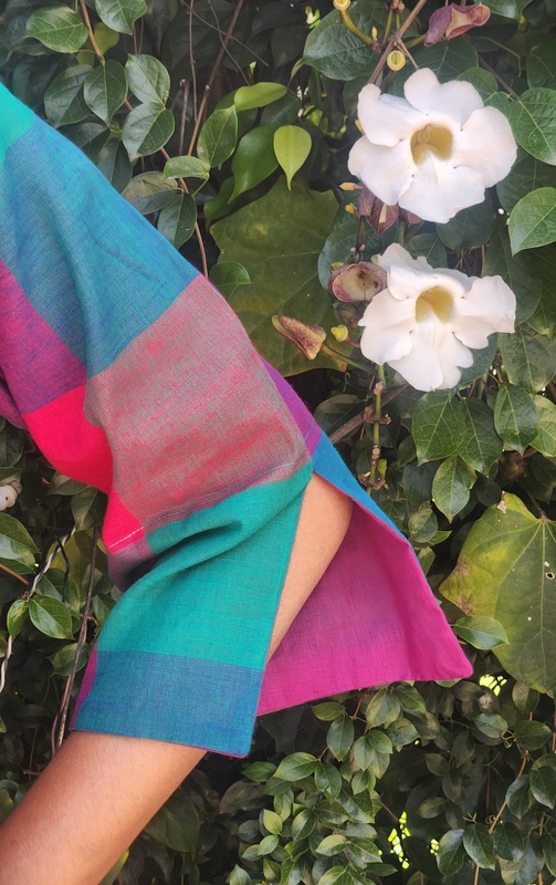 Srivalli's Everyday Flare Dress - Blue Hues