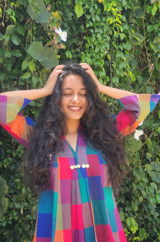 Srivalli's Everyday Flare Dress - Blue Hues