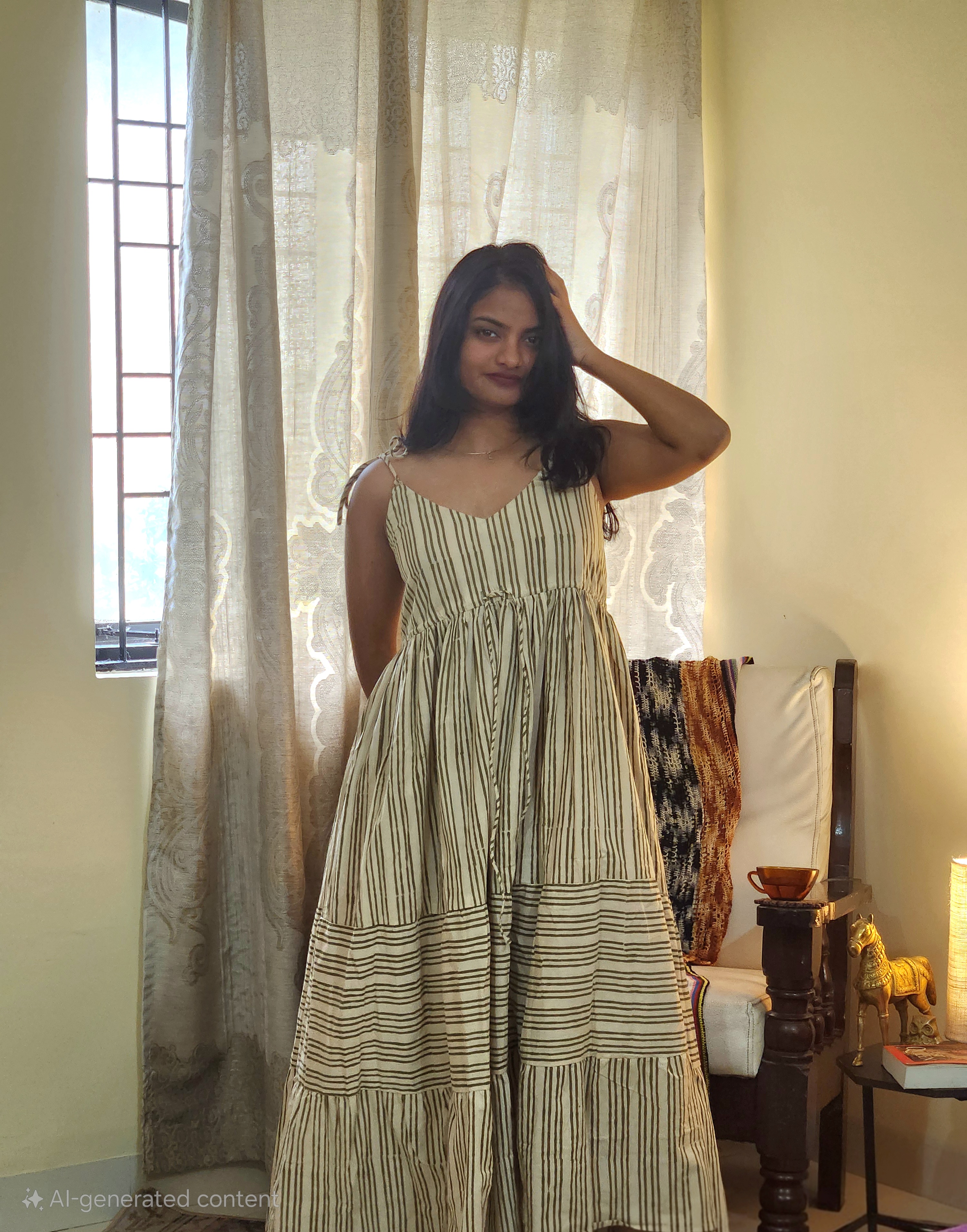 Meghana's Strap & Tie Dress