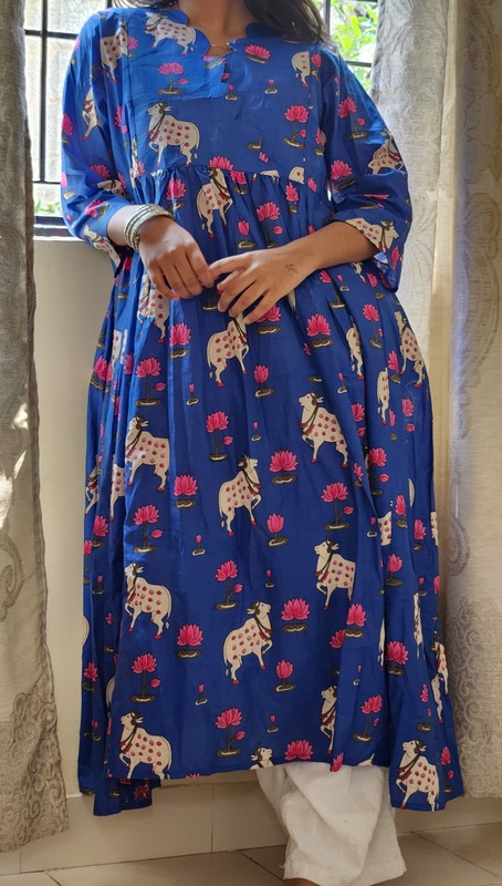 Sitara's Scallop Neck Flare Dress- Lotus & the Cow