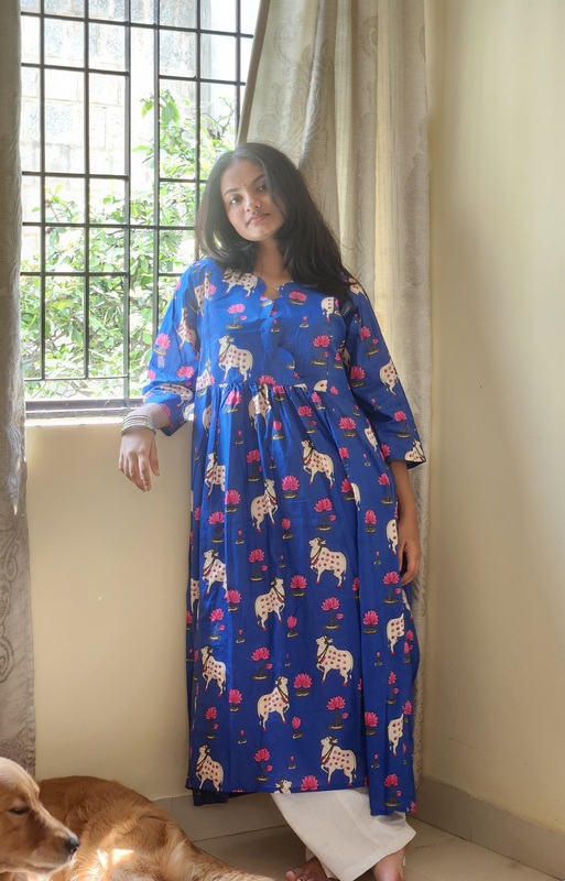 Sitara's Scallop Neck Flare Dress- Lotus & the Cow