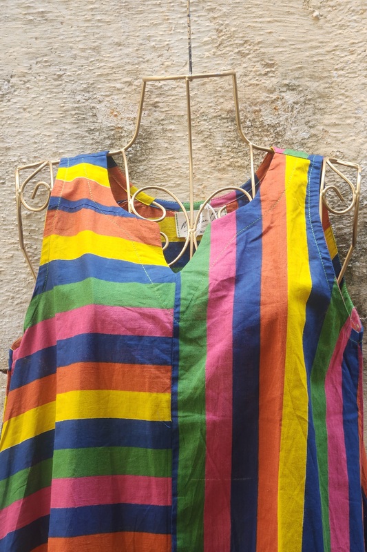 Saira's A-line Dress With - Riot of Colors