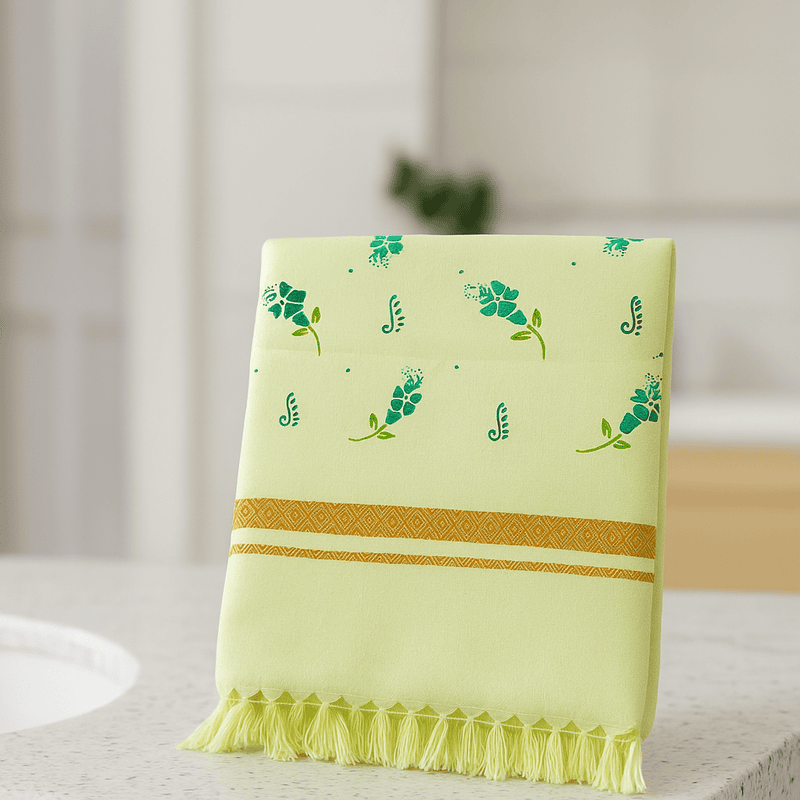 Signature – Radiant Colour Print Cotton Towels (Pack of 2)