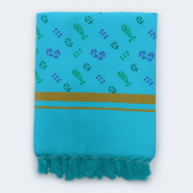 Signature – Radiant Colour Print Cotton Towels (Pack of 2)