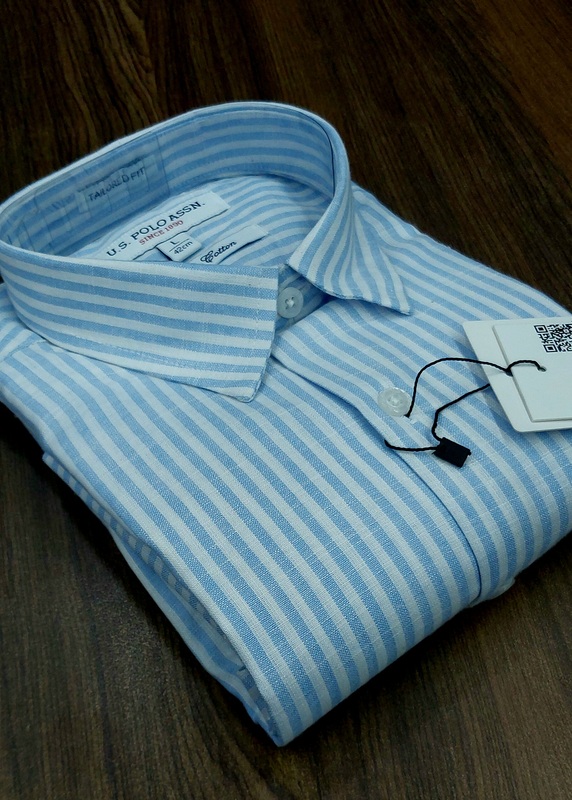 Blue Striped Men's shirt