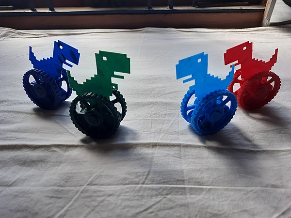 Dino run self balancing toy