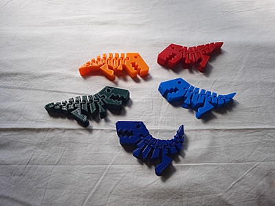 The 3D Printed Flexi Dinosaur