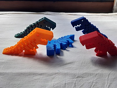 The 3D Printed Flexi Dinosaur