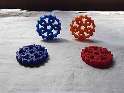 The 3D Printed Fidget Gear Spinner