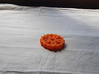 The 3D Printed Fidget Gear Spinner