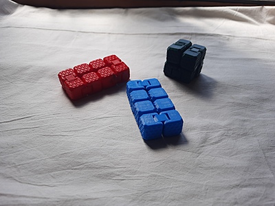 Angled Fidget Cubic Toy