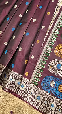 Revival Baluchari  Color Wine