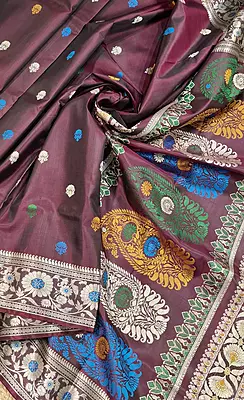 Revival Baluchari  Color Wine