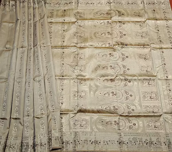 Figure motif Swarnachari Colour Chandan