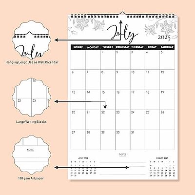 2026–2027 Wall Planner with Coloring Sheets
