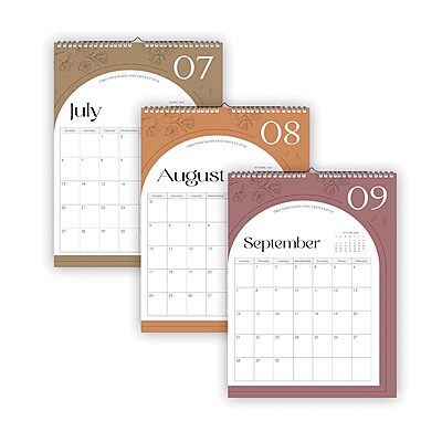 2026 Arch Color Wall Calendar