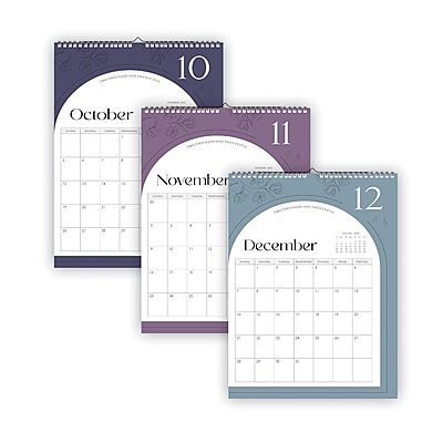 2026 Arch Color Wall Calendar