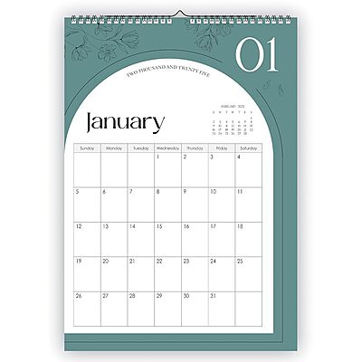 2026 Arch Color Wall Calendar