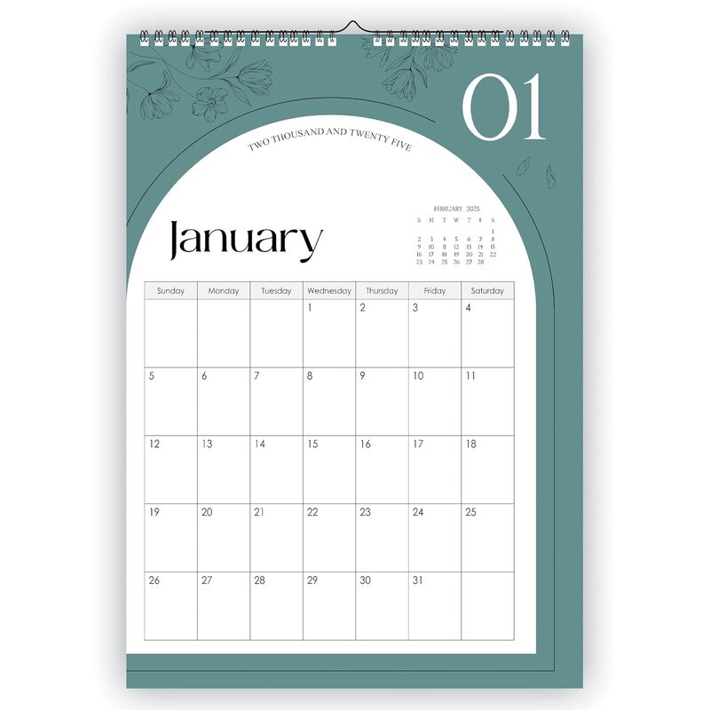 2026 Arch Color Wall Calendar