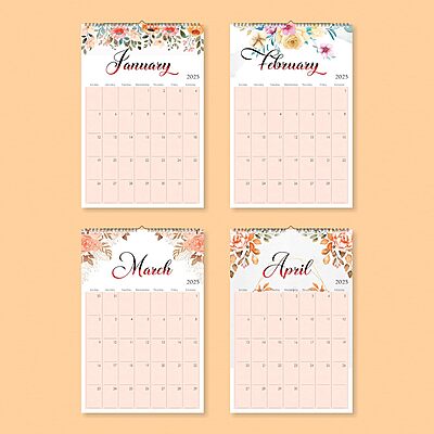 2026 Arch Design Color Wall Calendar