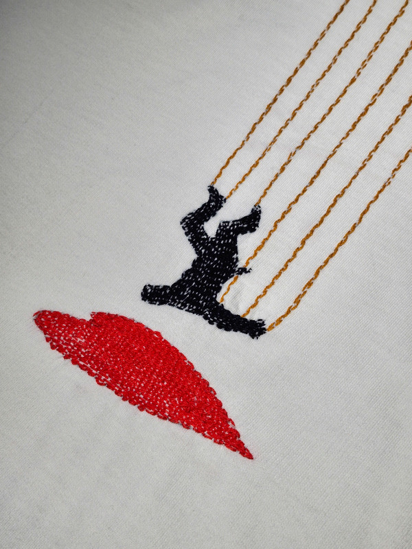 FALL IN LOVE KANTHA T-SHIRT