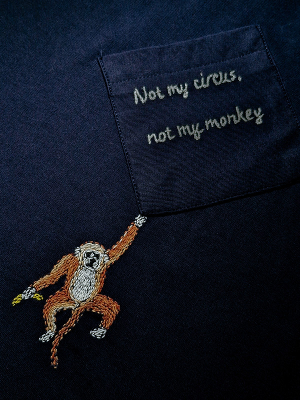 NOT MY CIRCUS-NOT MY MONKEY KANTHA T-SHIRT