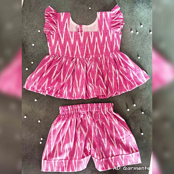 Kids Co-ords - Pink lines