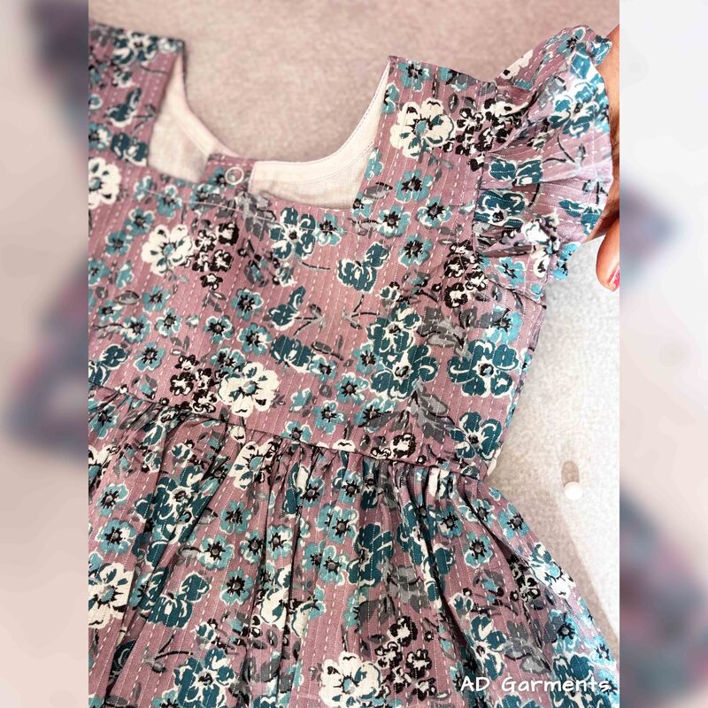 Kids Co-ords - Gray Flowers