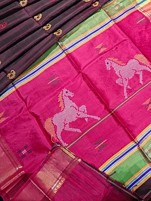 Wine color body kalashetra/kalakshetra saree Wine color body kalashetra/kalakshetra saree