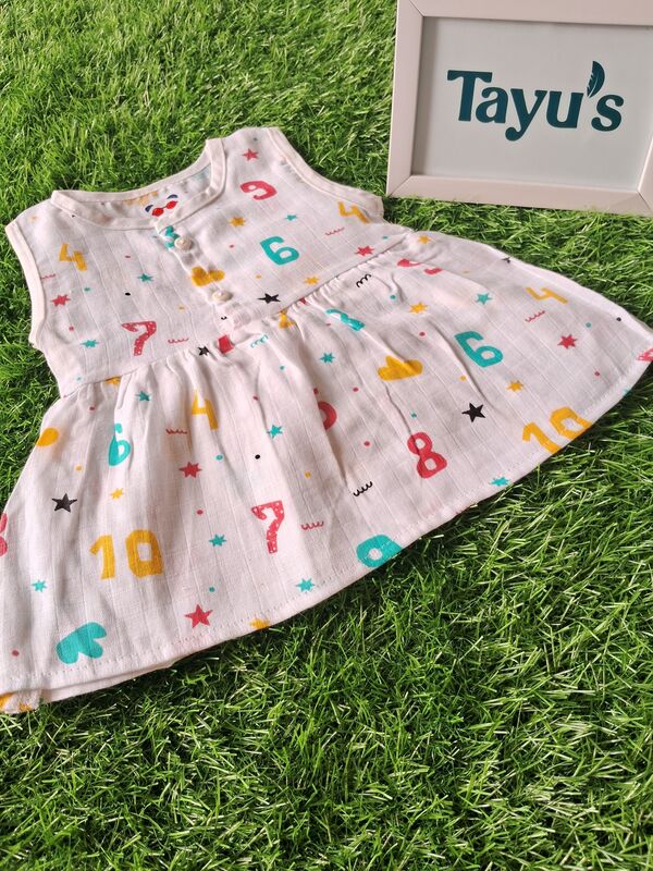 Muslin frocks 0-3 Months (Numbers)