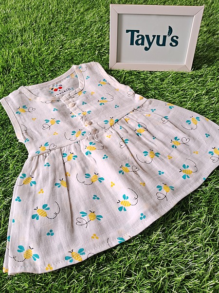 Muslin frocks 0-3 Months-Bees