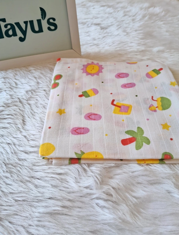 Muslin Bath towel-Beach(75*75 Cm )
