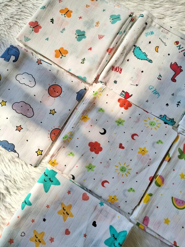 Muslin Bath towel Combos(75*75 CM )