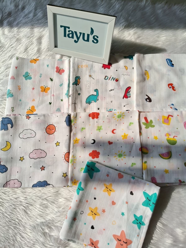 Muslin Bath towel Combos(75*75 CM )