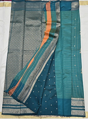 CHECKS MEENA BUTTA GREEN