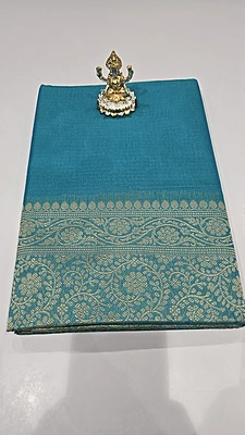 SKY BLUE NETTED COTTON