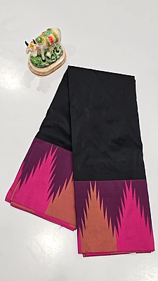 Turning Temple Border Saree