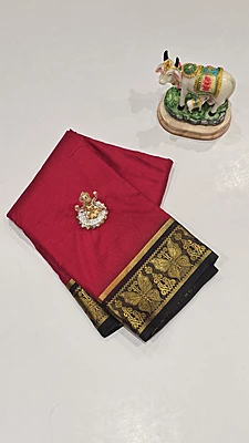 Crape Silk Butterfly Border (id 207)