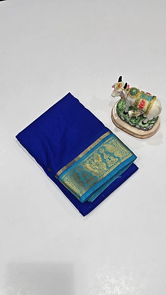 Crape Silk Butterfly Border (id 206)