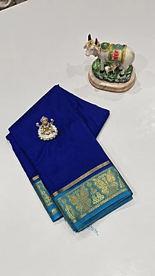 Crape Silk Butterfly Border (id 206)
