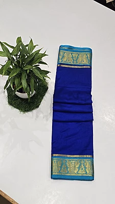 Crape Silk Butterfly Border (id 206)