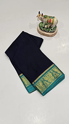 Crape Silk Butterfly Border (id 204)