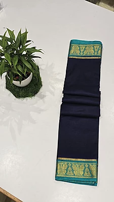Crape Silk Butterfly Border (id 204)