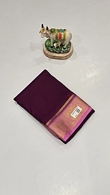 Crape Silk Butterfly Border (id 203)