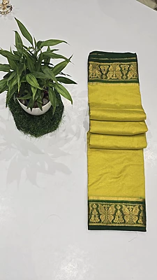 Crape Silk Butterfly Border ( id 202)