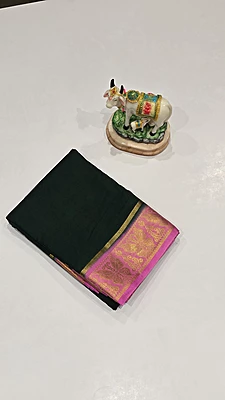 Crape Silk  Butterfly Border