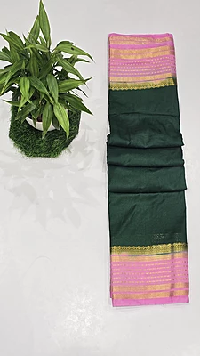 Crape Silk Contrast ( id 105)