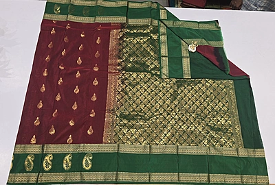 Kanchi Cotton Bentex Pattu (ID 1901)
