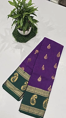 Kanchi Cotton Bentex Pattu (id 1903)